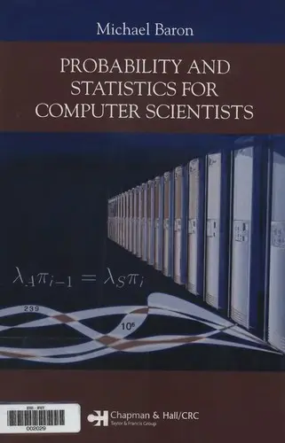 Cover of Probability and statistics for computer scientists