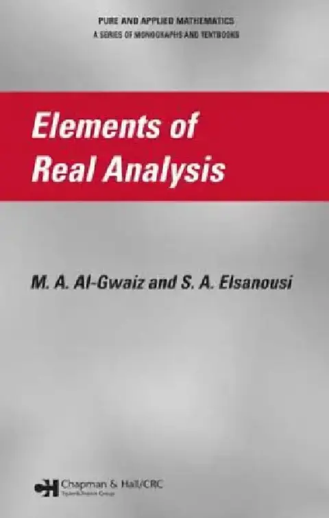 Cover of Elements of Real Analysis