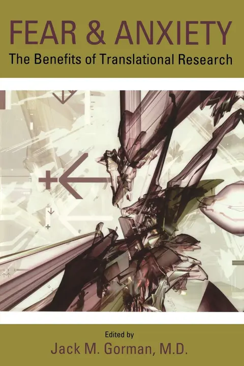 Cover of Fear and Anxiety