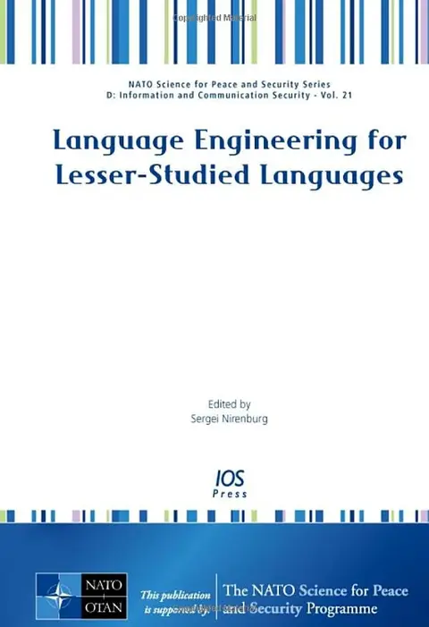 Cover of Language Engineering for Lesser-studied Languages