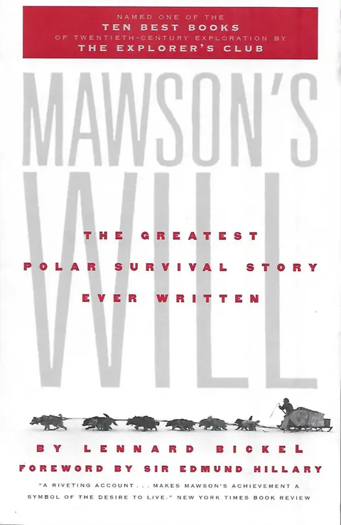 Cover of Mawson's Will