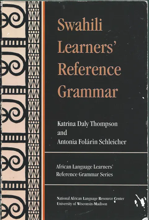 Cover of Swahili Learners' Reference Grammar