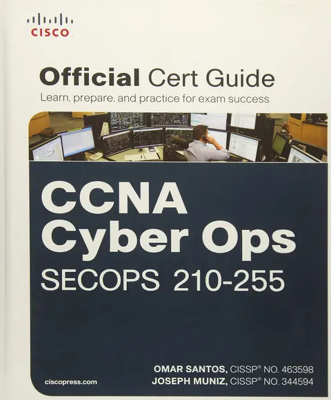 Cover of CCNA Cyber Ops SECOPS 210-255 Official Cert Guide