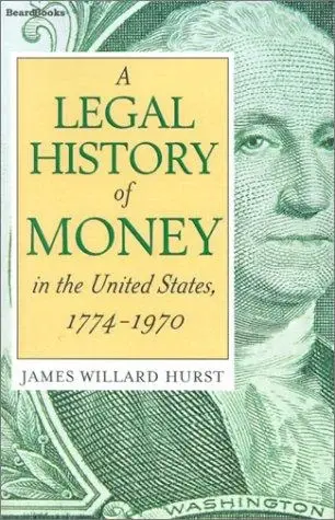 Cover of A Legal History of Money