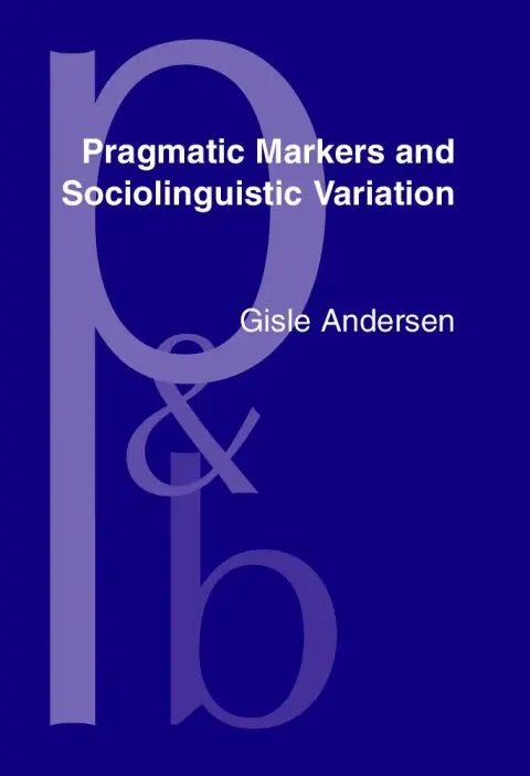 Cover of Pragmatic Markers and Sociolinguistic Variation