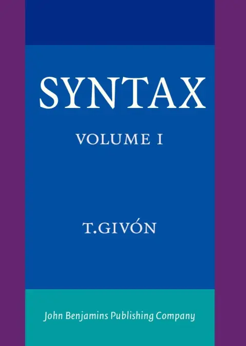 Cover of Syntax
