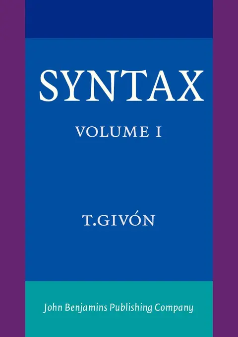 Cover of Syntax