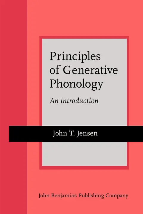 Cover of Principles of Generative Phonology