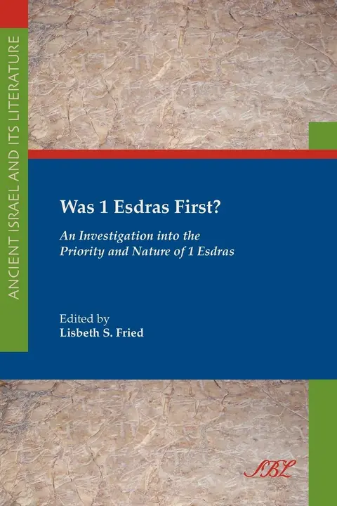 Cover of Was 1 Esdras First?