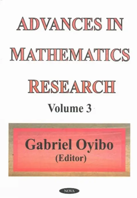 Cover of Advances in Mathematics Research