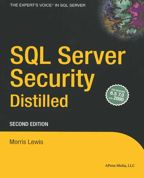 Cover of SQL Server Security Distilled