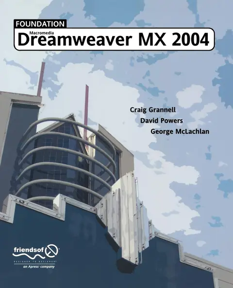 Cover of Foundation Dreamweaver Mx 2004