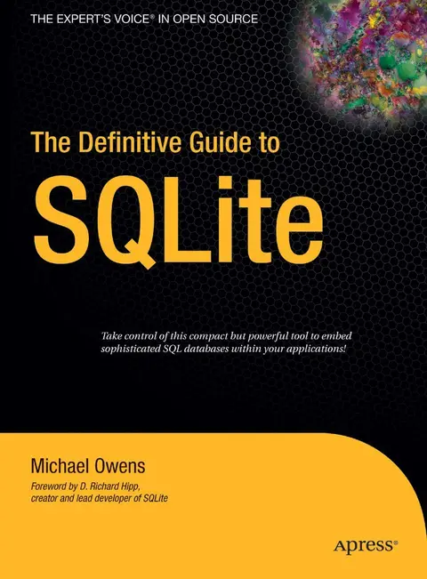 Cover of The Definitive Guide to Sqlite