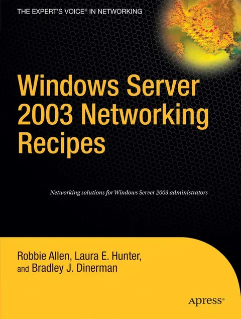 Cover of Windows Server 2003 Networking Recipes
