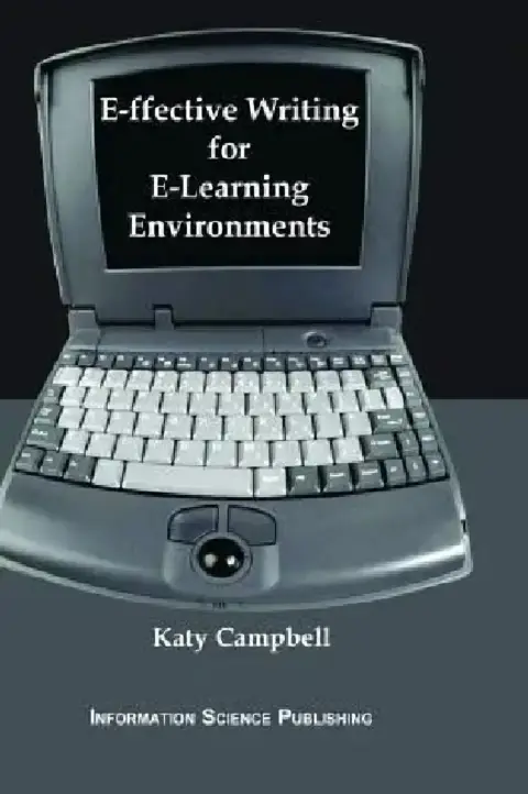 Cover of E-ffective Writing for E-Learning Environments