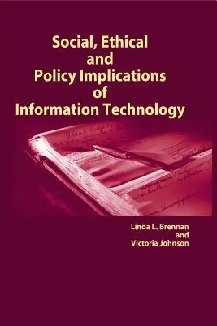 Cover of Social, Ethical and Policy Implications of Information Technology
