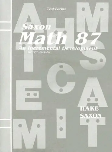 Cover of Math 8/7