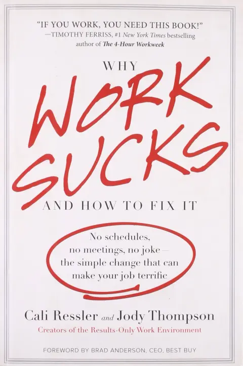 Cover of Why Work Sucks and How to Fix It
