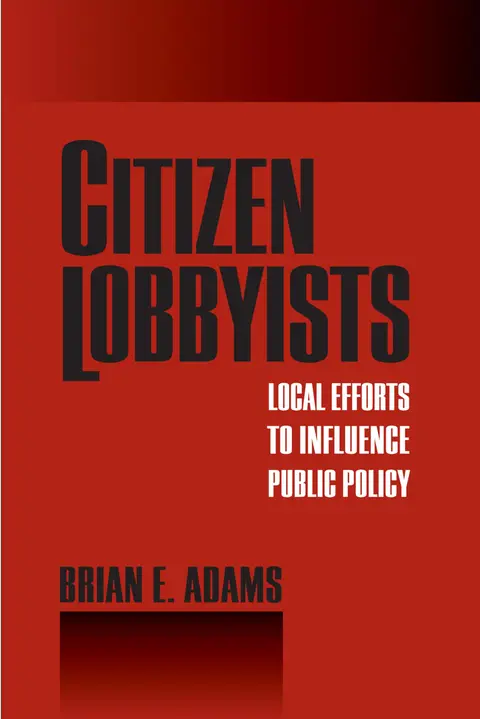 Cover of Citizen Lobbyists