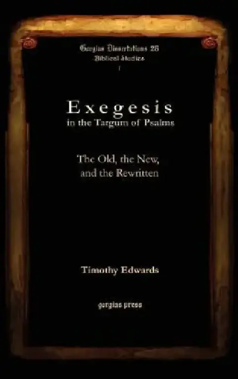 Cover of Exegesis in the Targum of Psalms