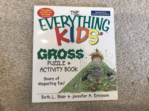 Cover of The Everything Kids' Gross Puzzle & Activity Book