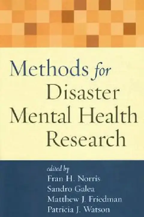 Cover of Methods for Disaster Mental Health Research