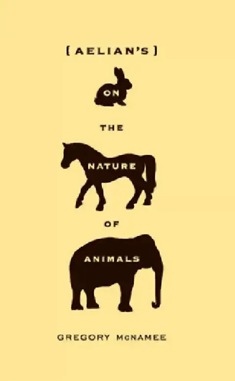 Cover of Aelian's on the Nature of Animals