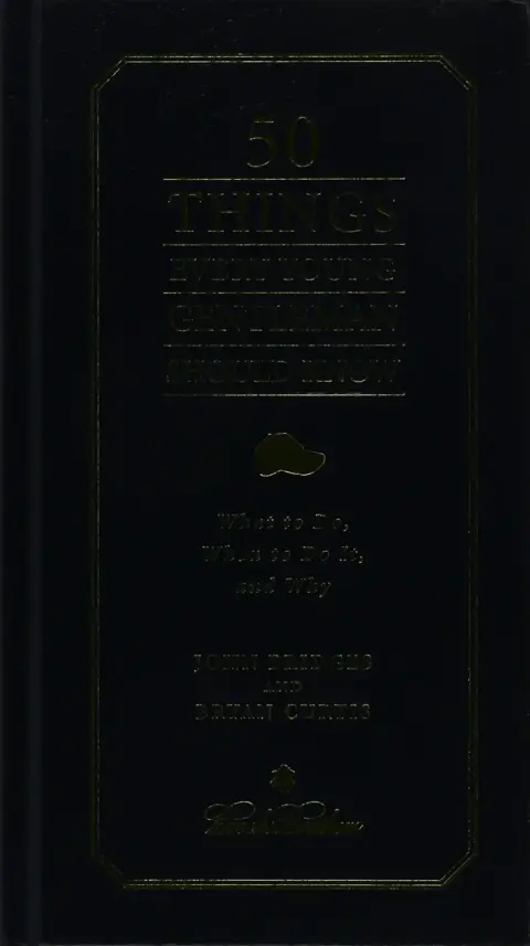 Cover of 50 Things Every Young Gentleman Should Know, Revised Expanded