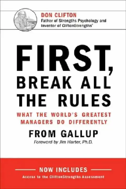 Cover of First, Break All the Rules