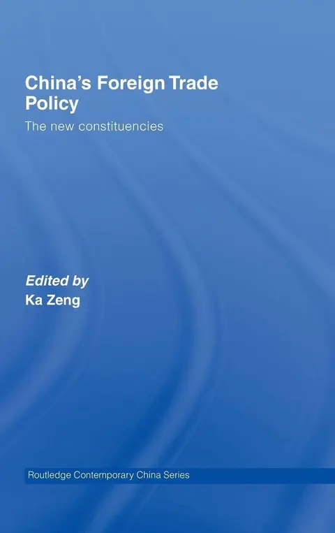 Cover of China's Foreign Trade Policy