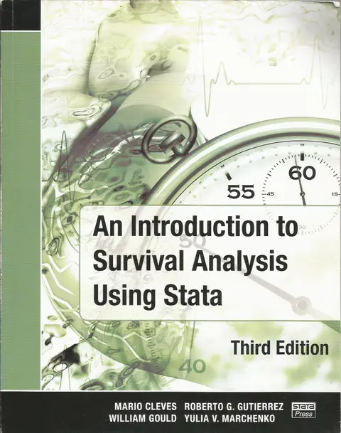 Cover of An Introduction to Survival Analysis Using Stata 3Ed