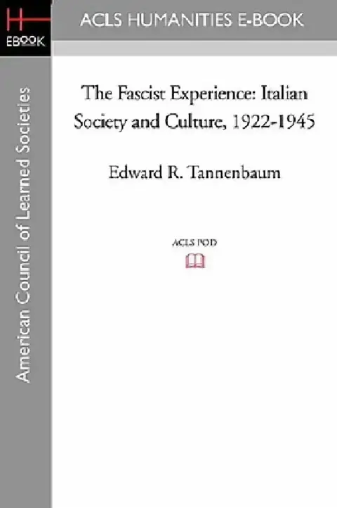 Cover of The Fascist Experience