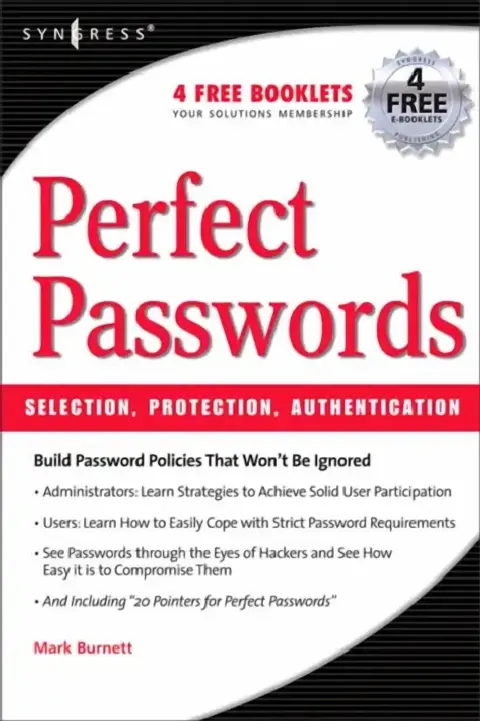 Cover of Perfect Password