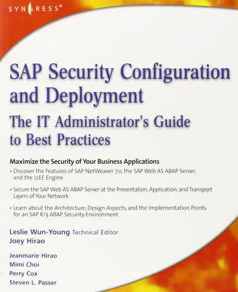Cover of SAP Security Configuration and Deployment