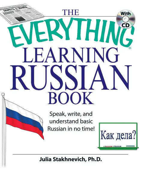 Cover of The Everything Learning Russian Book with CD