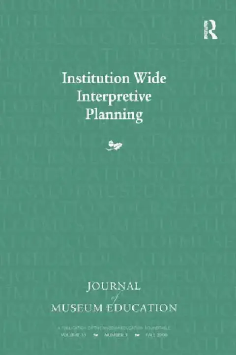 Cover of Institution Wide Interpretive Planning