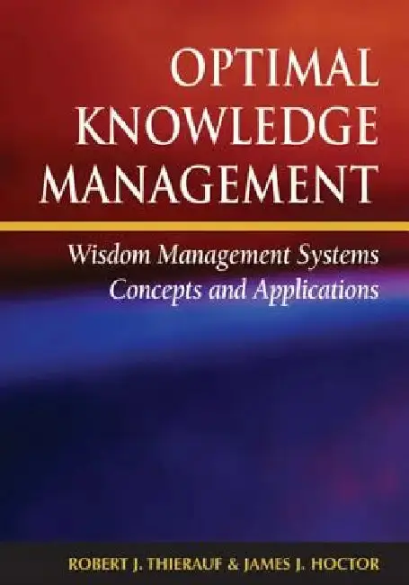 Cover of Optimal Knowledge Management
