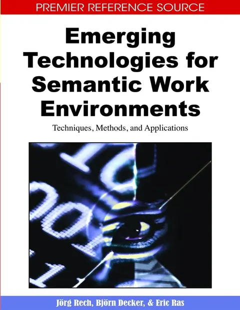 Cover of Emerging Technologies for Semantic Work Environments