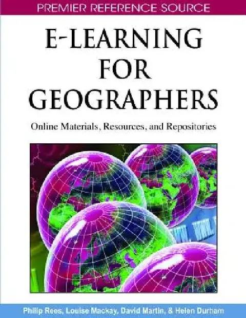 Cover of E-Learning for Geographers