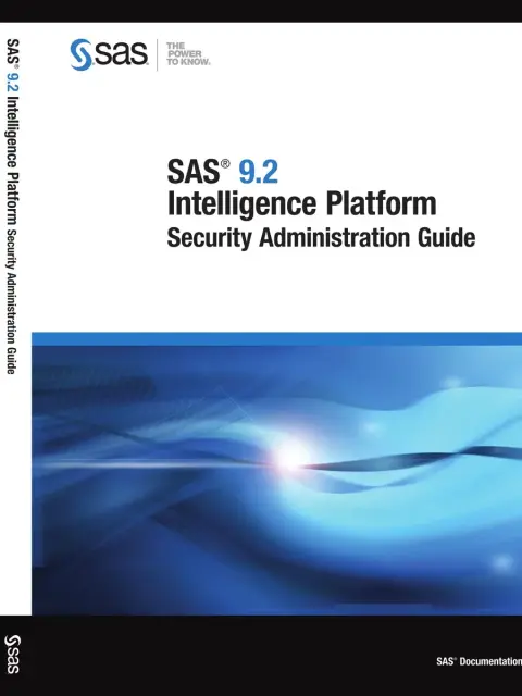 Cover of SAS 9.2 Intelligence Platform