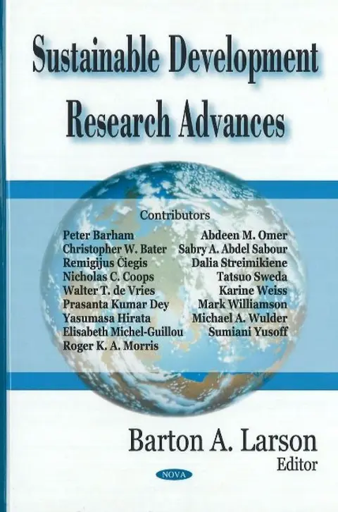 Cover of Sustainable Development Research Advances
