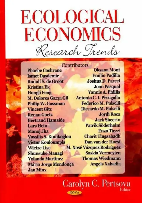 Cover of Ecological Economics Research Trends