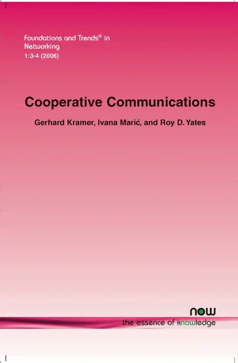 Cover of Cooperative Communications