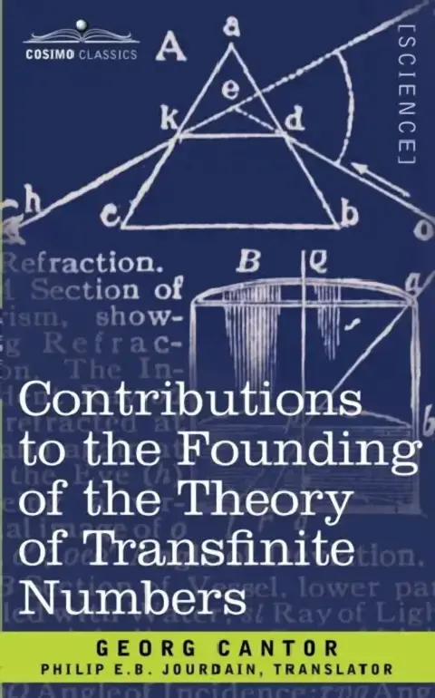 Cover of Contributions to the Founding of the Theory of Transfinite Numbers