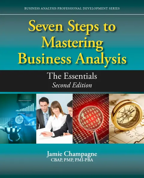 Cover of Seven steps to mastering business analysis