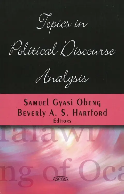 Cover of Topics in Political Discourse Analysis