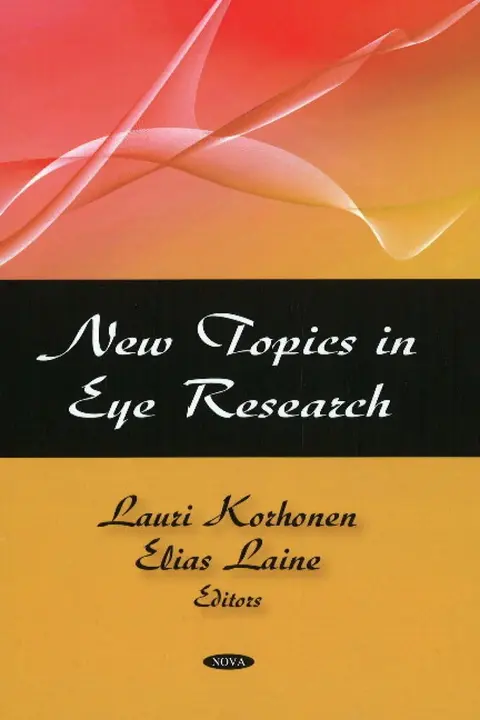 Cover of New Topics in Eye Research