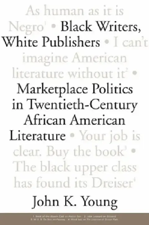 Cover of Black Writers, White Publishers