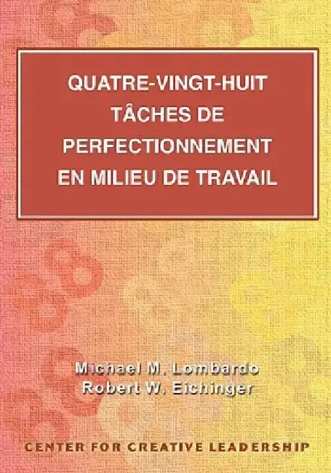 Cover of Eighty-Eight Assignments for Development in Place (French Canadian)