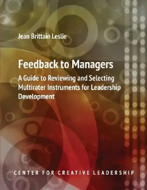 Cover of Feedback to Managers